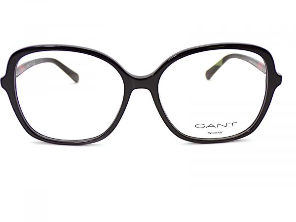 Gant Reading Glasses Oversized Shiny Black with Red 59mm GA4134 001 - Image 3