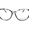 Gant Reading Glasses Round Larger Fit Crystal Blue Havana 55mm GA4132 055 - Image 3