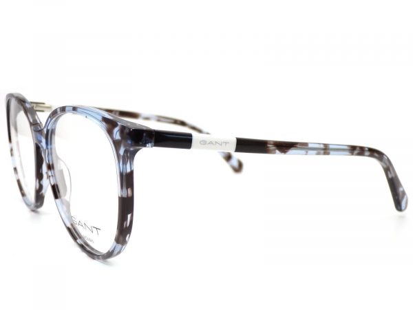Gant Reading Glasses Round Larger Fit Crystal Blue Havana 55mm GA4132 055 - Image 2