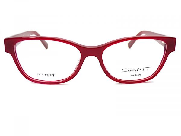 Gant Petite Fit Reading Glasses Shiny Red with Gold Women's 50mm GA4130 066 - Image 3