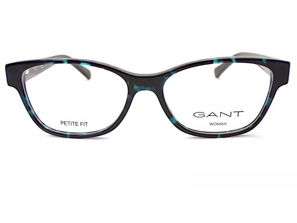 Gant Petite Fit Reading Glasses Black with Aqua Blue 50mm Readers GA4130 055 - Image 3