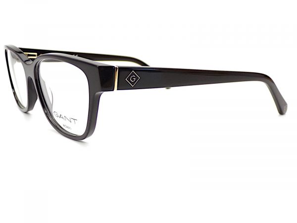 Gant Reading Glasses Shiny Black with Gold 54mm GA4130 001 - Image 2