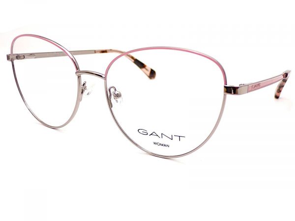 Gant Reading Glasses Shiny Ruthenium Pink 56mm GA4127 074