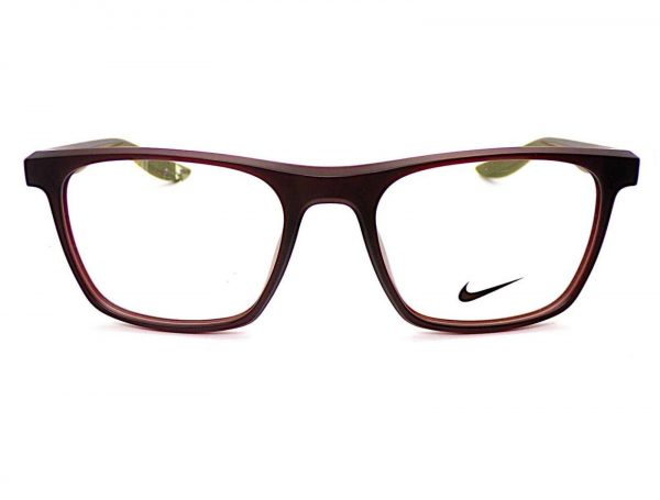 Nike Reading Glasses Matte Brown Basalt Green 52mm 7039 201 - Image 3