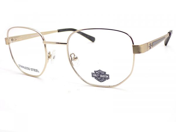 Harley Davidson Reading Glasses Gold and Black 50mm HD0881 032