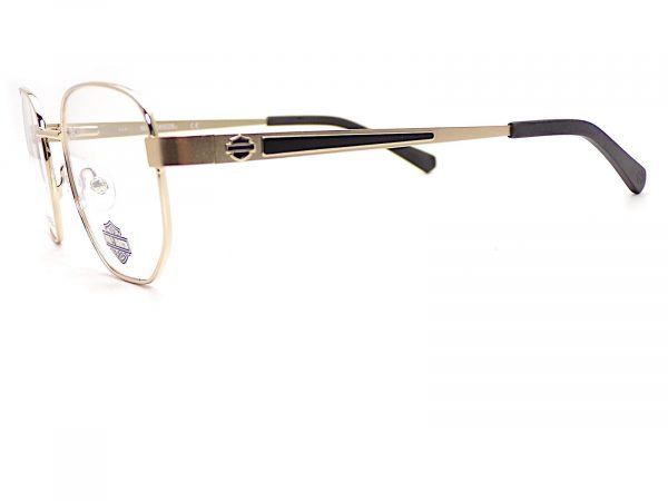 Harley Davidson Reading Glasses Gold and Black 50mm HD0881 032 - Image 2