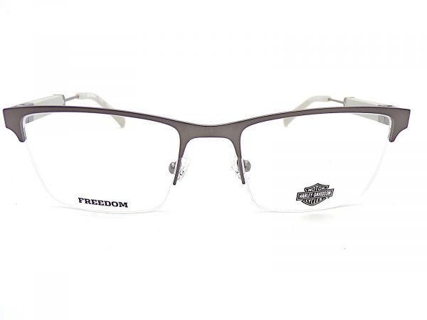 Harley Davidson Reading Glasses Brown with Grey Semi Rimless HD9013 009 - Image 3