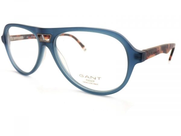 Gant Reading Glasses Matte Blue with Brown Tortoise GRA099 L78