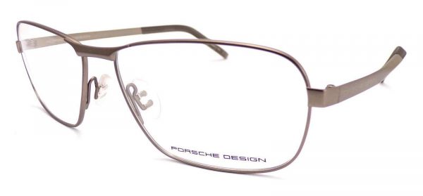 Porsche Design Reading Glasses Matte Silver with Matte Grey 58mm P8303 C