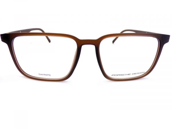 Porsche Design Reading Glasses Dark Matte Brown with Gold 52mm P8298 D - Image 3