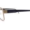 Porsche Design Reading Glasses Matte Gold with Black 56mm P8290 D - Image 2