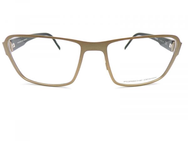 Porsche Design Reading Glasses Matte Gold with Black 56mm P8290 D - Image 3