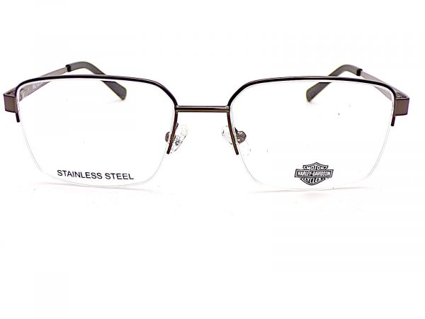 Harley Davidson Reading Glasses Brown Black Semi Rimless HD0882 009 - Image 3