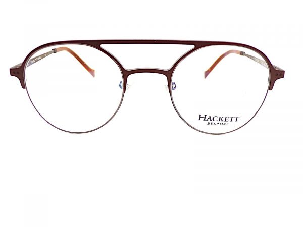 Hackett Reading Glasses Round Dark Matte Brown HEB249 175 - Image 3