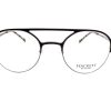 Hackett Reading Glasses Round Dark Brown with Matte Black HEB249 02 - Image 3