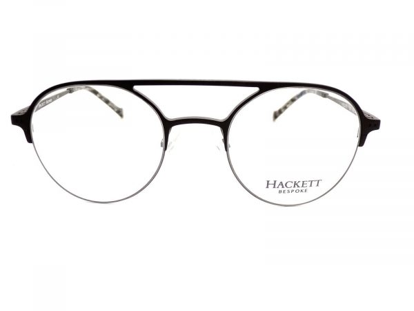 Hackett Reading Glasses Round Dark Brown with Matte Black HEB249 02 - Image 3