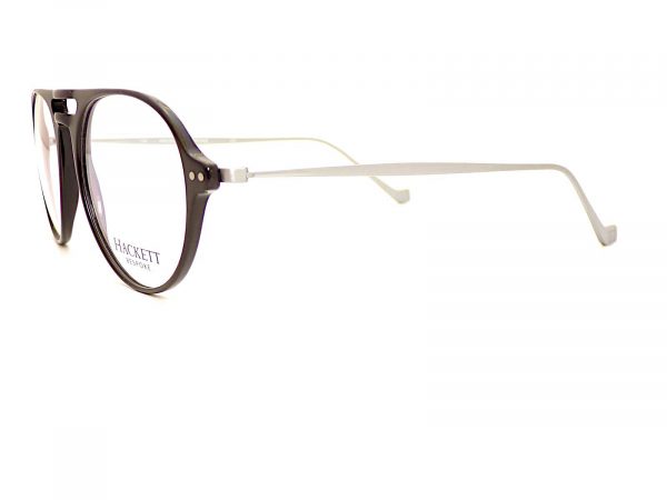 Hackett Reading Glasses Matte Black with Matte Silver HEB239 02 - Image 2