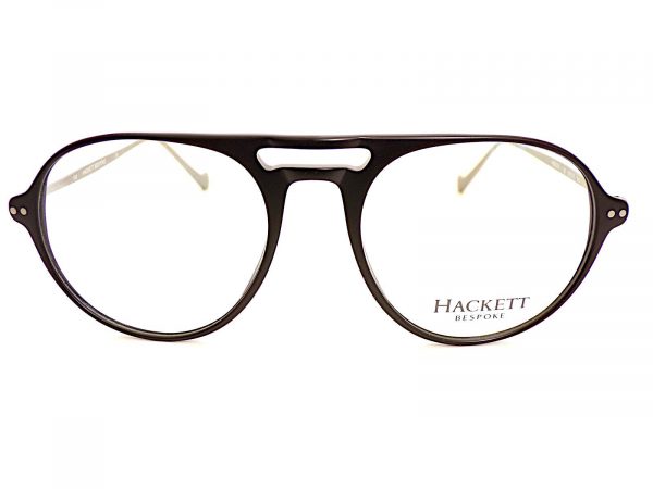 Hackett Reading Glasses Matte Black with Matte Silver HEB239 02 - Image 3