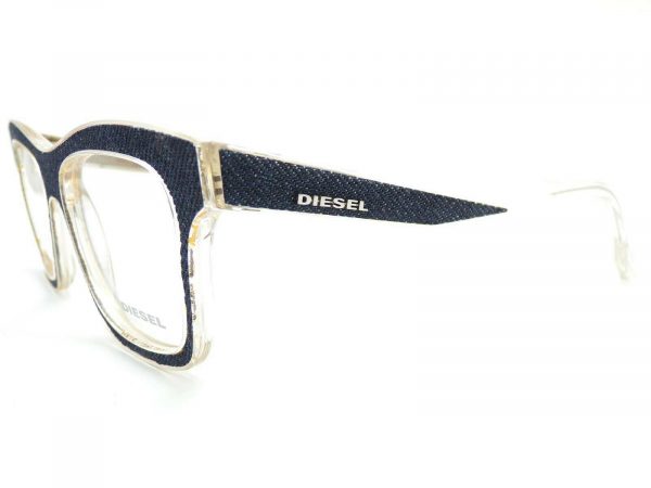 Diesel Reading Glasses Blue Denim with Crystal Clear DL5066 027 - Image 2