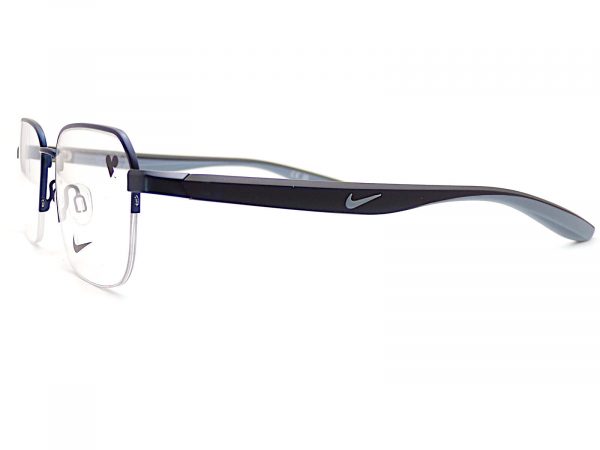 Nike Reading Glasses Semi Rimless Satin Navy Blue 8152 410 - Image 2