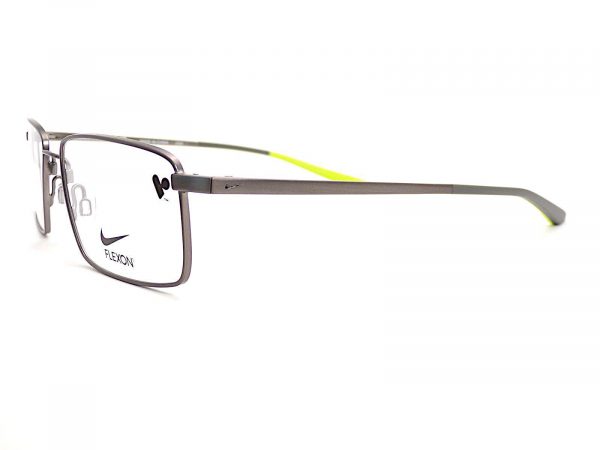 Nike Flexon Reading Glasses Gunmetal with Green 4305 075 - Image 2
