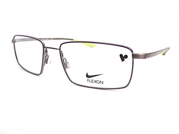 Nike Flexon Reading Glasses Gunmetal with Green 4305 075