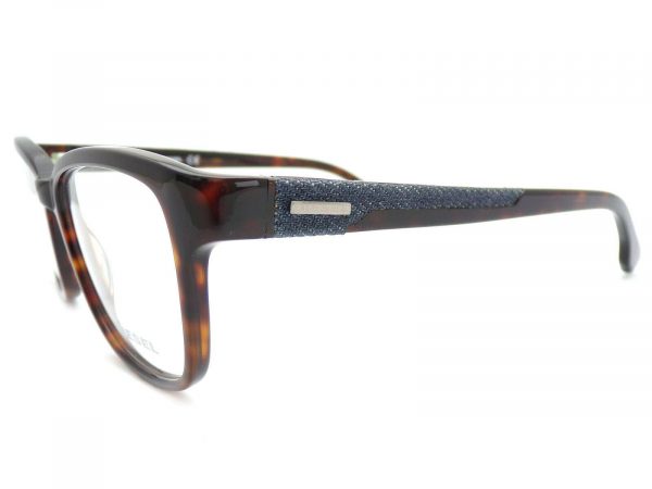 Diesel Reading Glasses Brown Tortoise with Blue Demin DL5032 052 - Image 2