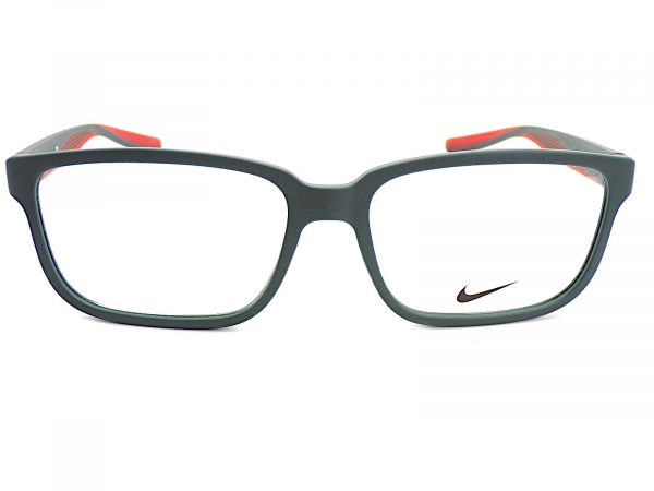 Nike Reading Glasses Matte Seaweed with Matte Red 7102 065 - Image 3