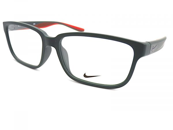 Nike Reading Glasses Matte Seaweed with Matte Red 7102 065