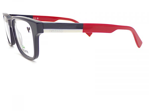 Lacoste Reading Glasses Blue with Red White 55mm L2910 410 - Image 2