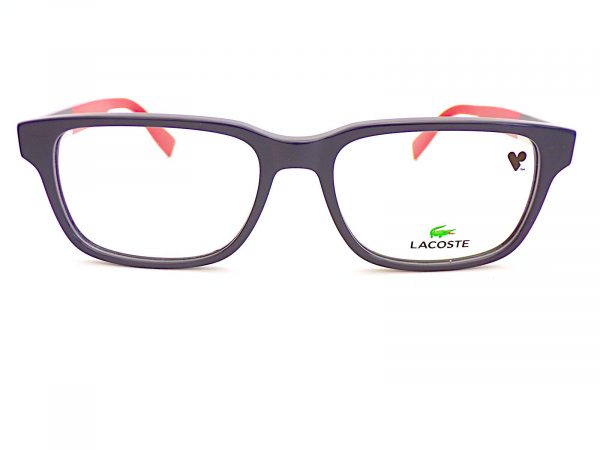 Lacoste Reading Glasses Blue with Red White 55mm L2910 410 - Image 3