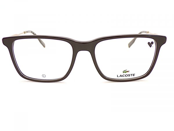 Lacoste Reading Glasses Black with Gold 54mm L2925 001 - Image 3