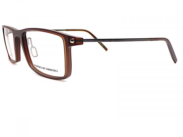 Porsche Design Titanium Reading Glasses Brown with Gunmetal 55mm P8384 D - Image 2