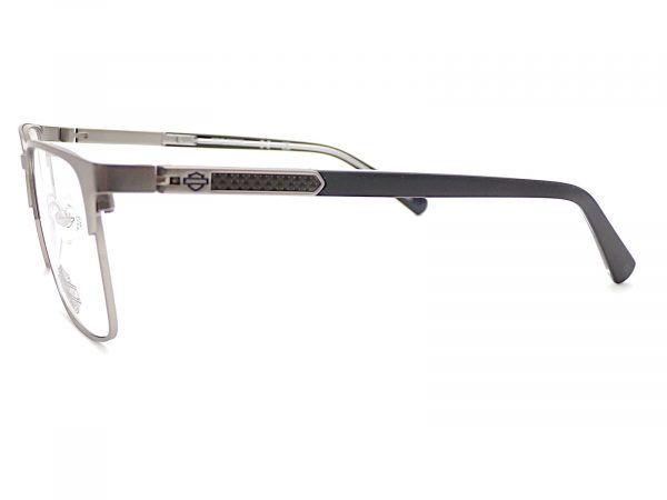 Harley Davidson Reading Glasses Matte Silver with Blue 55mm HD0976 011 - Image 2