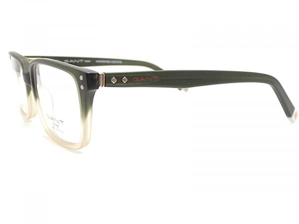 Gant Reading Glasses Matte Green Gold Beige 53mm GRA105 L82 - Image 2