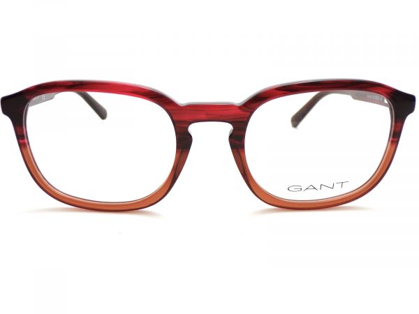 Gant Reading Glasses Dark Brown Cognac Silver 55mm GA3261 055 - Image 3