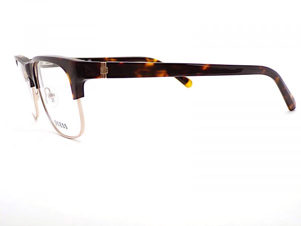 Guess Reading Glasses Dark Brown Havana Gold 55mm GU50081 052 - Image 2