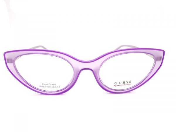 Guess Reading Glasses Matte Opaque Purple GU3058 081 - Image 3