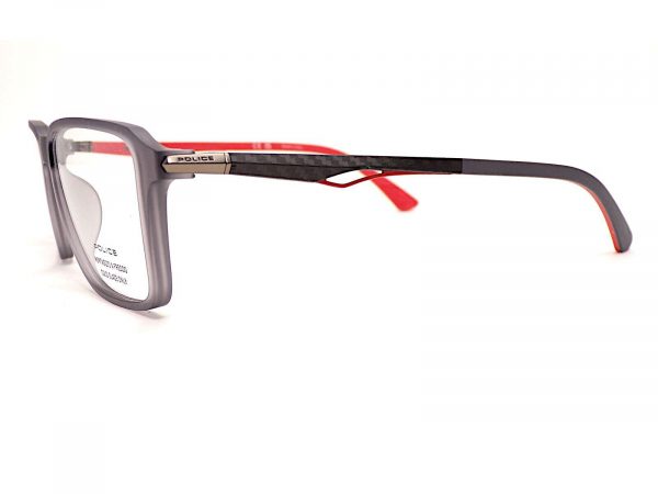 Police Endurance 1 Reading Glasses Grey Coral with Carbon Fibre VPLF05 09MB - Image 2