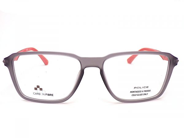 Police Endurance 1 Reading Glasses Grey Coral with Carbon Fibre VPLF05 09MB - Image 3
