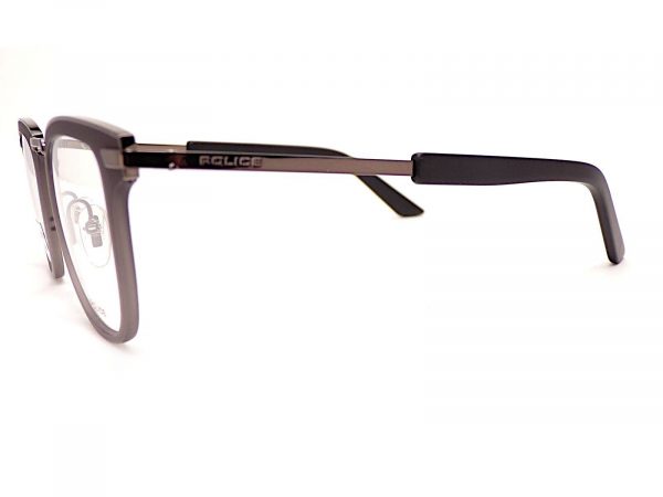 Police Halo 5 Reading Glasses Grey with Gunmetal Black VPL566 0568 - Image 2