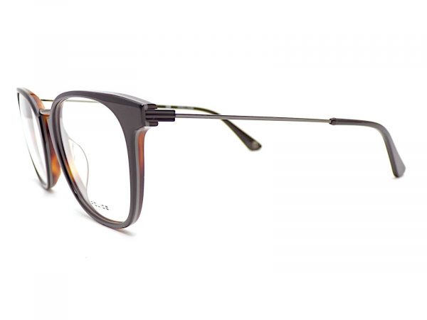 Police Clint 3 Reading Glasses Black over Brown Havana VPL686 0NK7 - Image 2