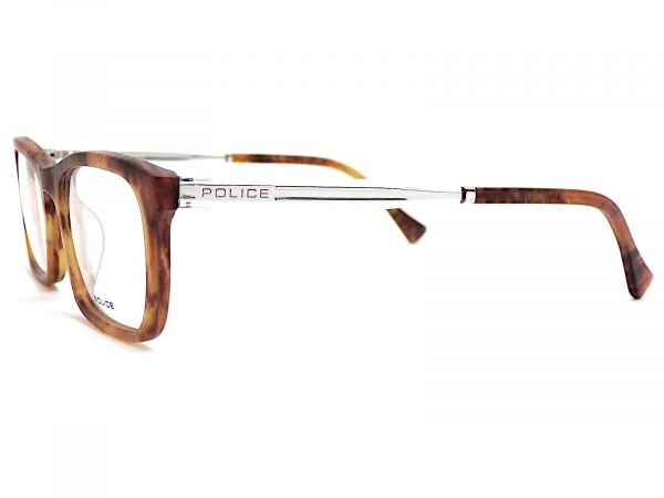 Police Reading Glasses Victory 2 Matte Amber Brown VPL262N 763 - Image 2