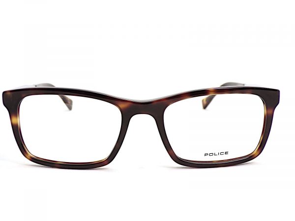 Police Reading Glasses Victory 2 Dark Brown Clear Ready Readers VPL262N 04AP - Image 3