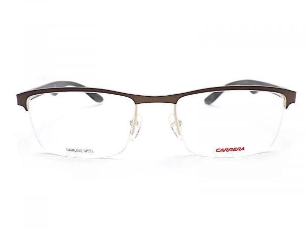 Carrera Reading Glasses Semi Rimless Brown Gold CA6623 8FX - Image 3