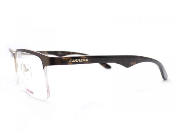 Carrera Reading Glasses Semi Rimless Brown Gold CA6623 8FX - Image 2