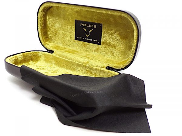 Police Reading Glasses Lewis 15 Hamilton Brown Gold VPLB31 0805 - Image 5