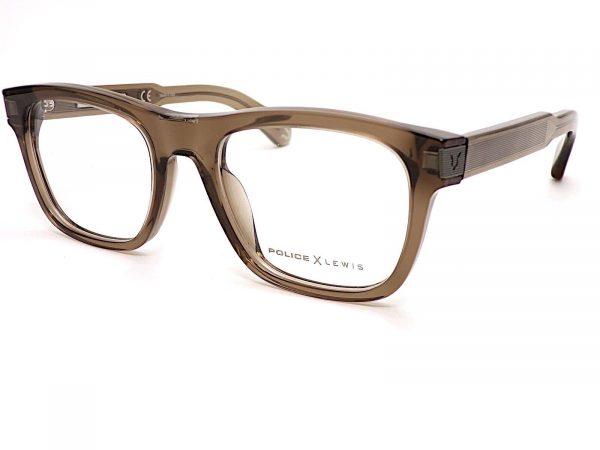 Police Reading Glasses Lewis 15 Hamilton Brown Gold VPLB31 0805