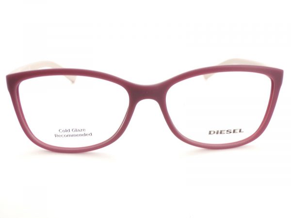 Diesel Reading Glasses Matte Bordeaux/ Nude DL5175 070 - Image 3