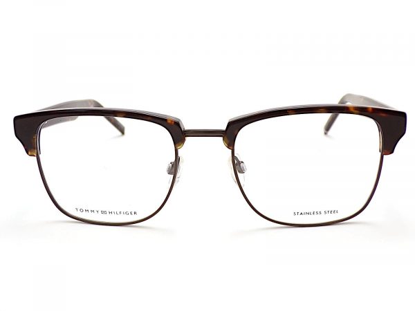 Tommy Hilfiger Reading Glasses Brown Havana Gunmetal TH 1988 086 - Image 3